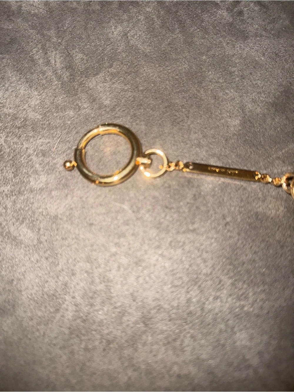 Louis Vuitton Gold and Brown Heart pill box  Keychain